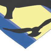 シルエットブラックバードラヴェンス ショートテーブルランナー (コーナー)