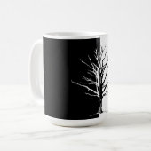 シルエットブラックバードレイベン コーヒーマグカップ (正面左)