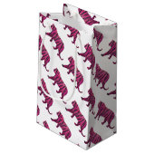 シルエットホットピンクとブラックタイガー スモールペーパーバッグ (裏面アングル)