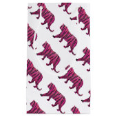 シルエットホットピンクとブラックタイガー スモールペーパーバッグ (正面)