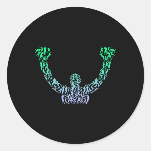 シルエットボーイズボクサーシャツボクサーシャツMens Boxin ラウンドシール (正面)