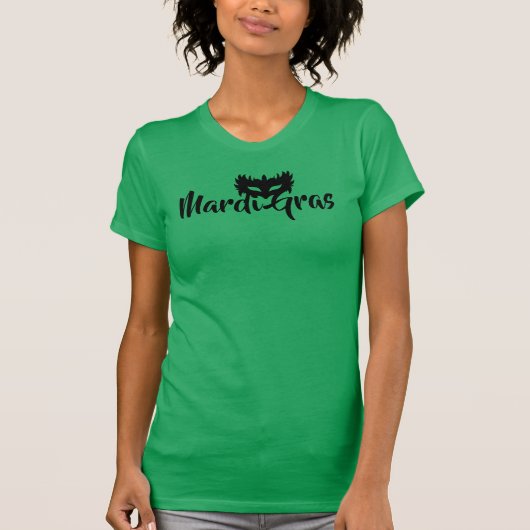 シルエットマスク マルディグラ Tシャツ (正面)