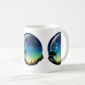 シルエットムーンナイト コーヒーマグカップ (正面右)