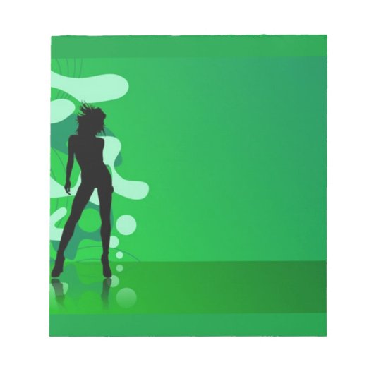 シルエットメモ帳 ノートパッド (正面)