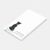 シルエットモダンドッグ ポストイット (アングル)