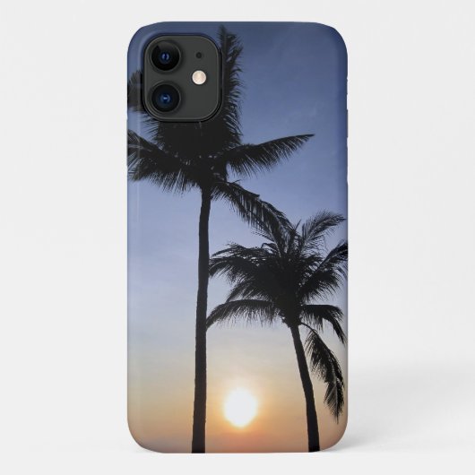 シルエットヤシ Case-Mate iPhoneケース (裏面)