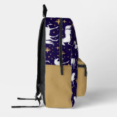 シルエットユニコーン プリントバックパック (左)