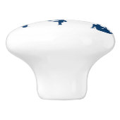 シルエットヨガポーズThunder_Cove セラミックノブ (側面)