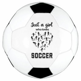 シルエット女子遊サッカー サッカーボール