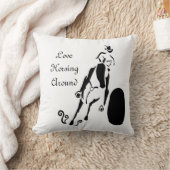 シルエット女性のカーボーイバレルレース クッション (ブランケット)