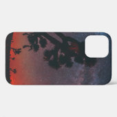 シルエット木の魚眼写真 Case-Mate iPhoneケース (裏面 (横))