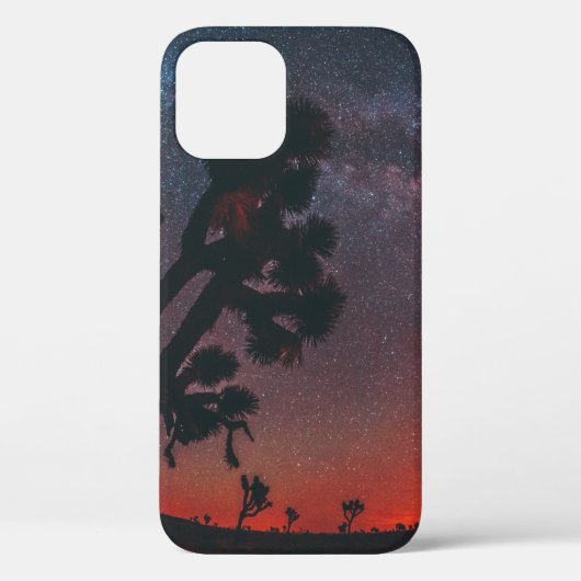 シルエット木の魚眼写真 Case-Mate iPhoneケース (裏面)