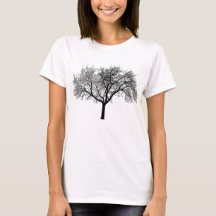 シルエット木 Tシャツ