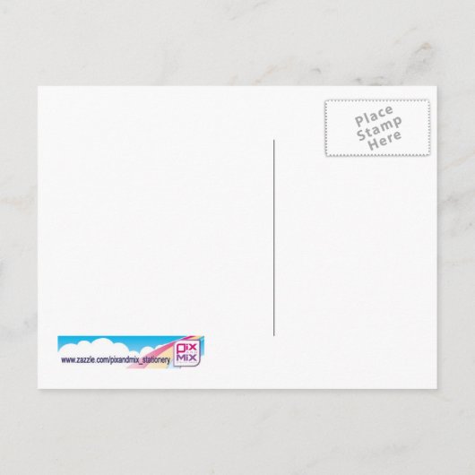 シルエット海軍ブルーウェディング日付を保存 案内ポストカード (裏面)