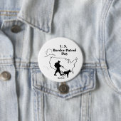 シルエット縁ど付きUS Patrol Dayボタン 缶バッジ (インサイチュ)