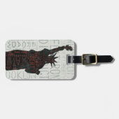 シルエット自由の女神 ラゲッジタグ (正面横)