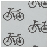シルエット自転車 |変更可能な背景色 ファブリック (クローズアップ)