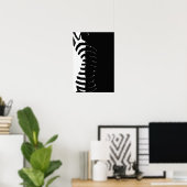 シルエット貫通を参照 ポスター (ホームオフィス)