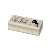 シルエット馬術跳躍差出人住所 ラバースタンプ (スタンプ)