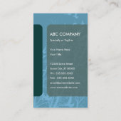 シルエット鳥類検眼検査 名刺 (裏面)