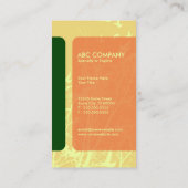 シルエット鳥類眼鏡検査 名刺 (裏面)