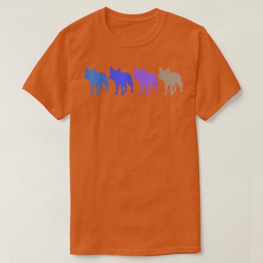 シルエット80s 90sレトロ用スタイル tシャツ (デザイン正面)