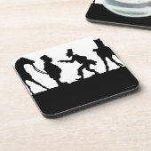 シルエット: ばくろう コースター (左側)