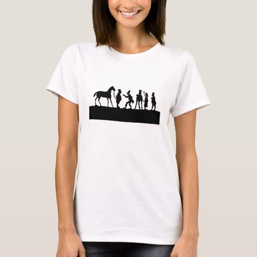 シルエット: ばくろう Tシャツ (正面)