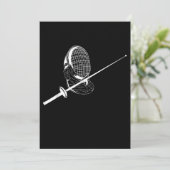 シルエット・アメリカフェンシング・マスクと武器フェンサー シーズンカード (スタンド正面)