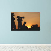 シルエット キャンバスプリント (インサイチュ (ウッドフロア))