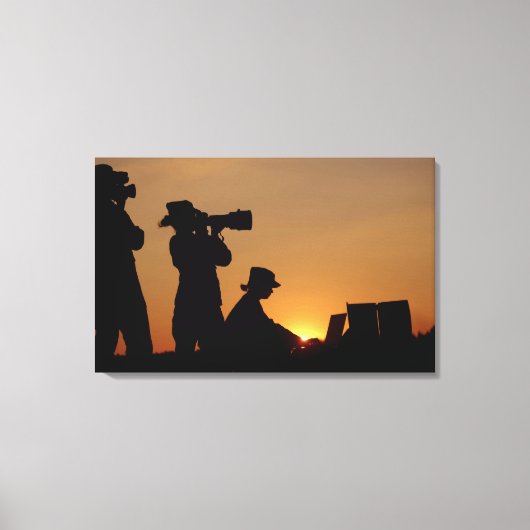 シルエット キャンバスプリント (正面)