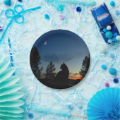 シルエット ペーパープレート (パーティー)