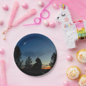 シルエット ペーパープレート (パーティー)