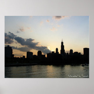 シルエット ポスター