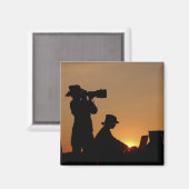 シルエット マグネット (正面/裏面)