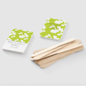 シルエット レモン ライム グリーン ウェディング ハンドファン (組立なし)