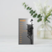 シルエット 名刺 (スタンド正面)