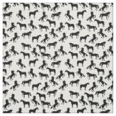 シルエット（白と黒） ファブリック (見本)