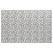 シルエット（白と黒） ファブリック (ファットクウォーター)