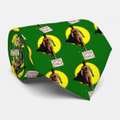 シルエット(緑) ネクタイ (ロール)