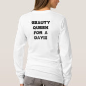 シルエット、花嫁 Tシャツ (裏面)