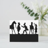 シルエット：馬商 ポストカード (スタンド正面)