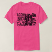 シルエット Tシャツ (デザイン正面)