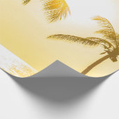 シルエットcの美しい海海の風景 ラッピングペーパー (角)