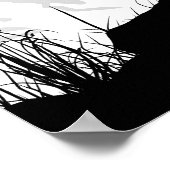 シルエッパーソナライズされたトマウンテンバイク ポスター (角)