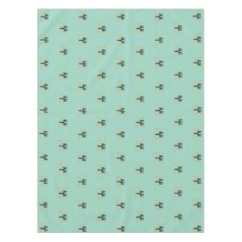 シルエッ素晴らしトドラムプレーヤーPattern Tableloth テーブルクロス