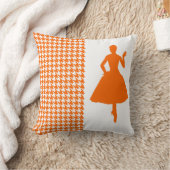 シルエモダンッ千鳥格子のト付き接線 クッション (ブランケット)