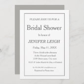 シルエレガントバーグ縁どレー 招待状 (正面/裏面)