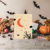 シルエ不気味ッ幽霊のよく出るト墓地ハロウィーン 招待状