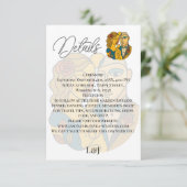 シルエ芸術的ットデスティネーションウェディングモダンアート エンクロージャーカード (スタンド正面)